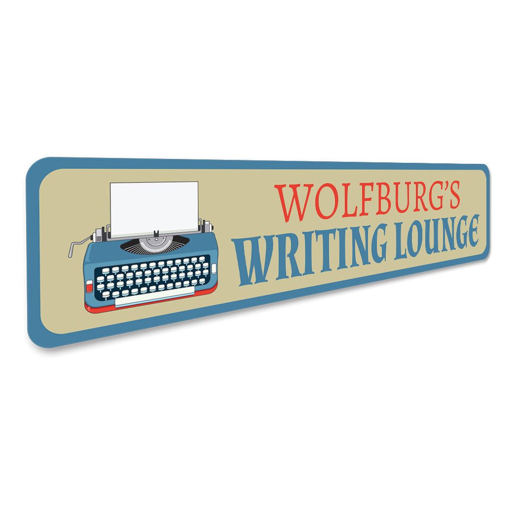 Writing Lounge Sign Sign