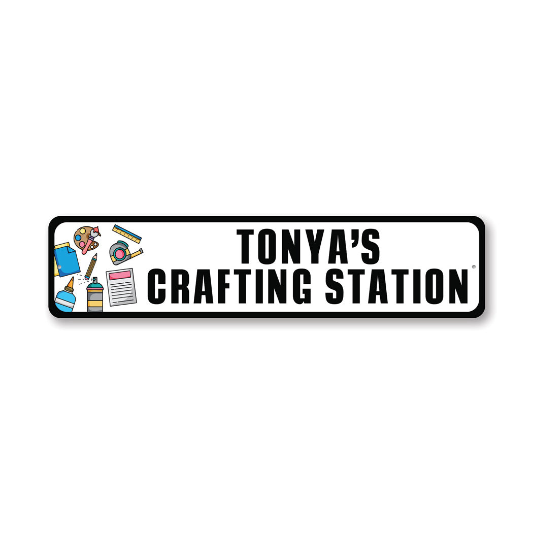 Crafting Station Sign Sign