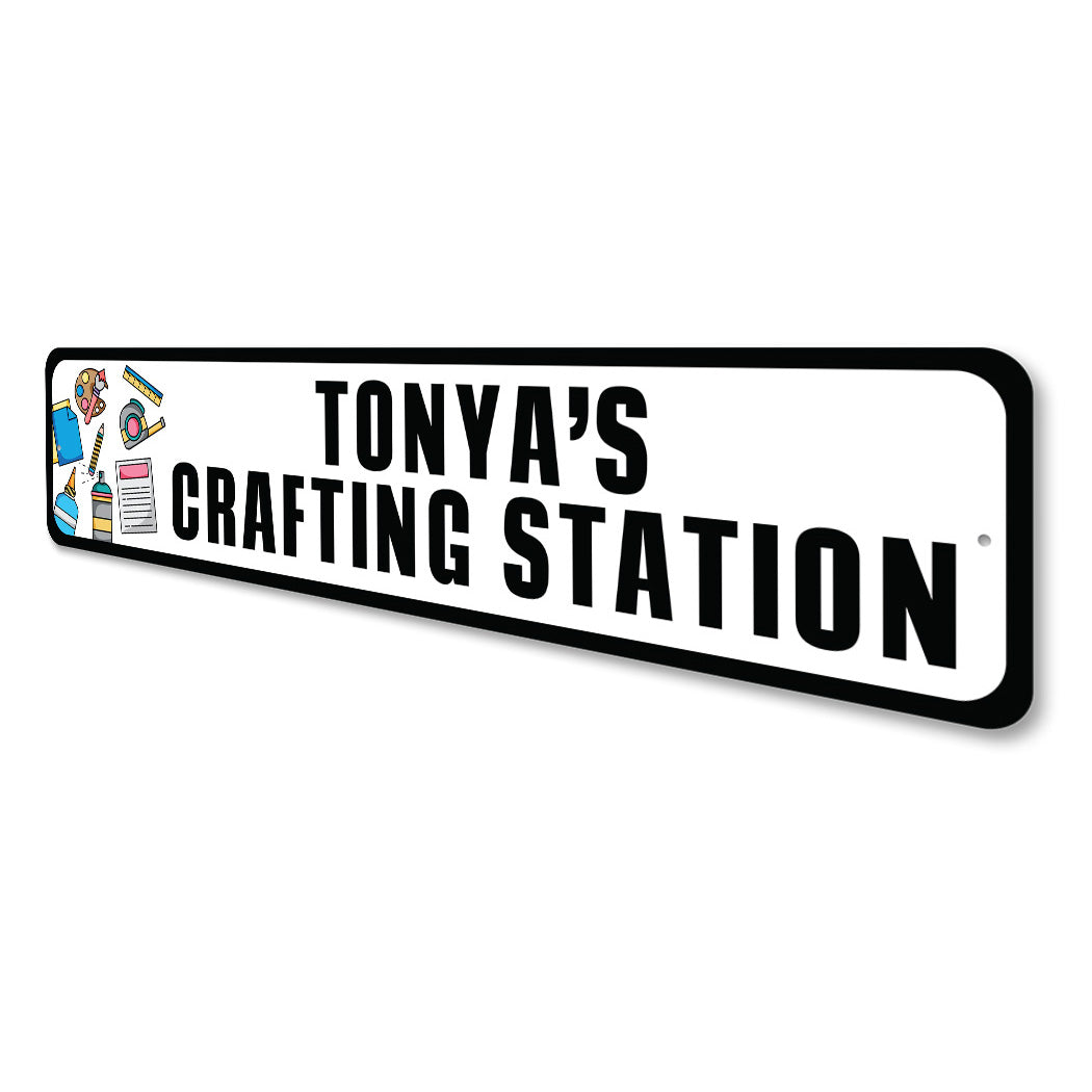 Crafting Station Sign Sign
