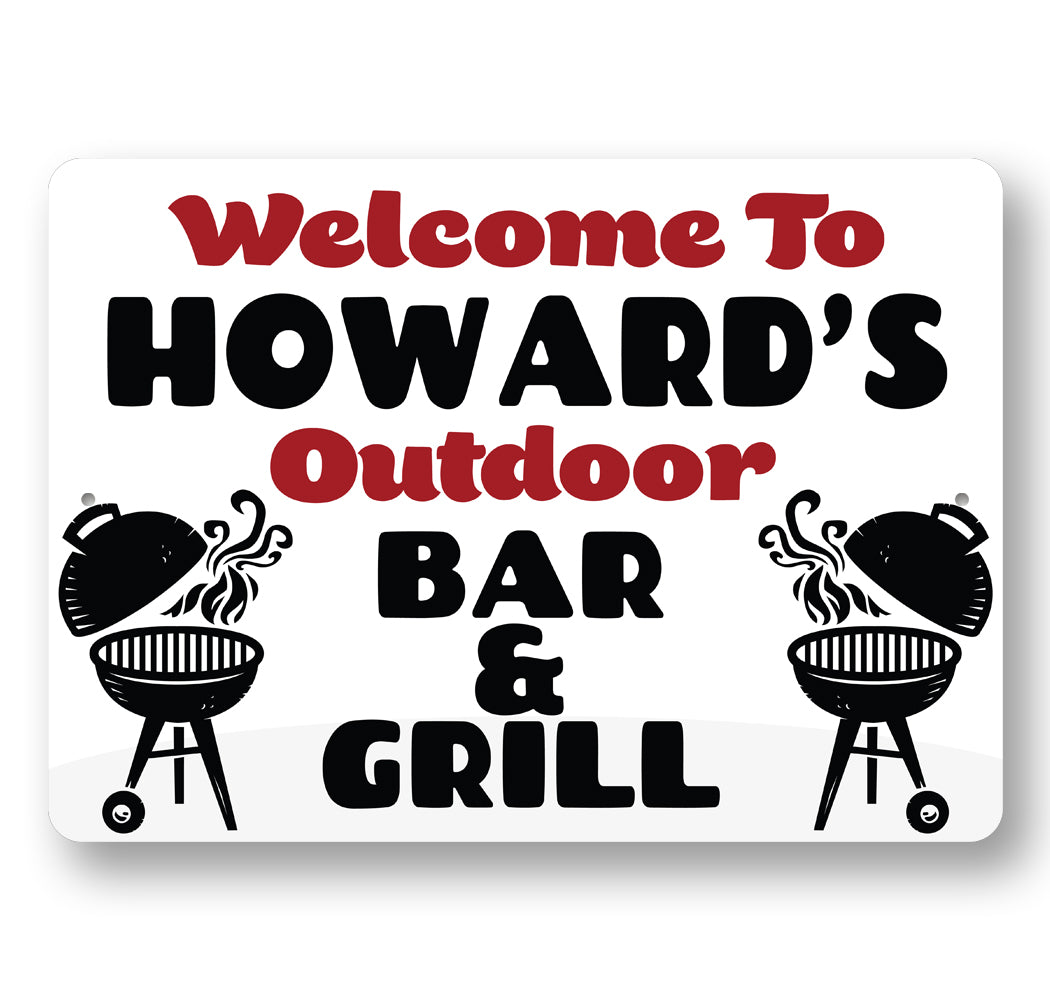 Backyard Bar & Grill Sign