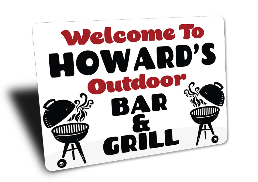 Backyard Bar & Grill Sign