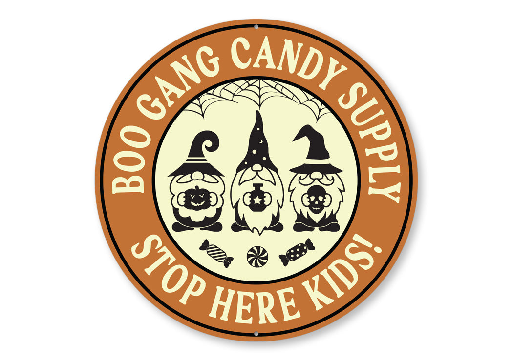Boo Gang Candy Supply Sign