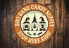 Boo Gang Candy Supply Sign