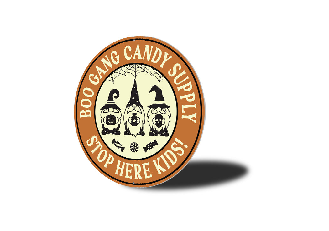 Boo Gang Candy Supply Sign