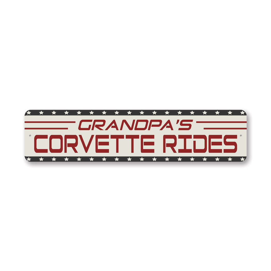 Corvette Rides Sign