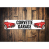 Corvette Garage Sign