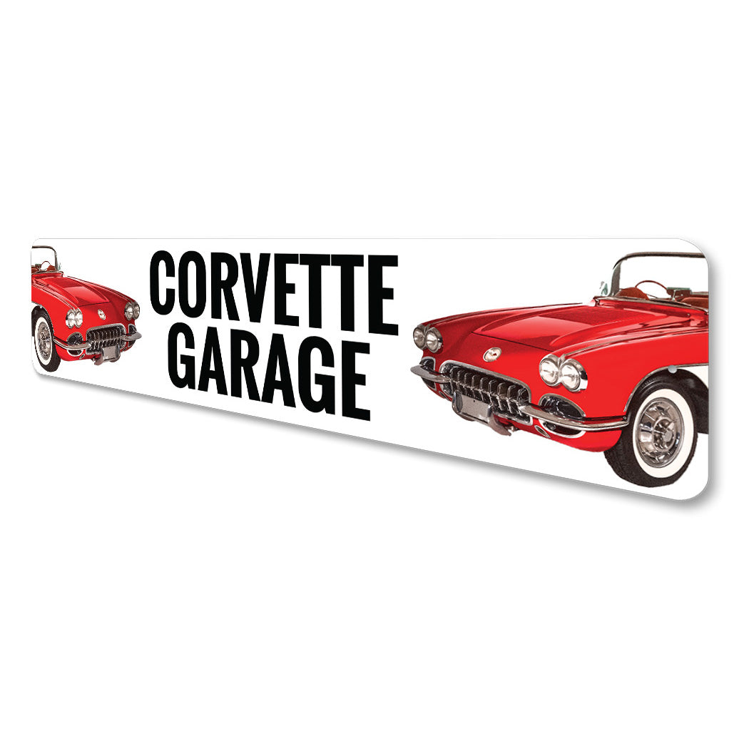 Corvette Garage Sign