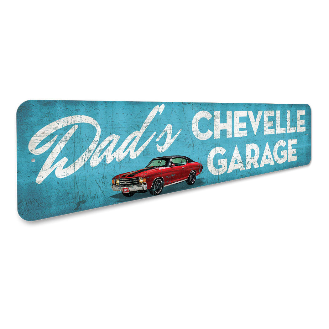 Custom Chevelle Garage Rusty Sign