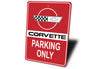 Corvette Parking Only Sign