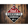 Custom Corvette Garage Sign