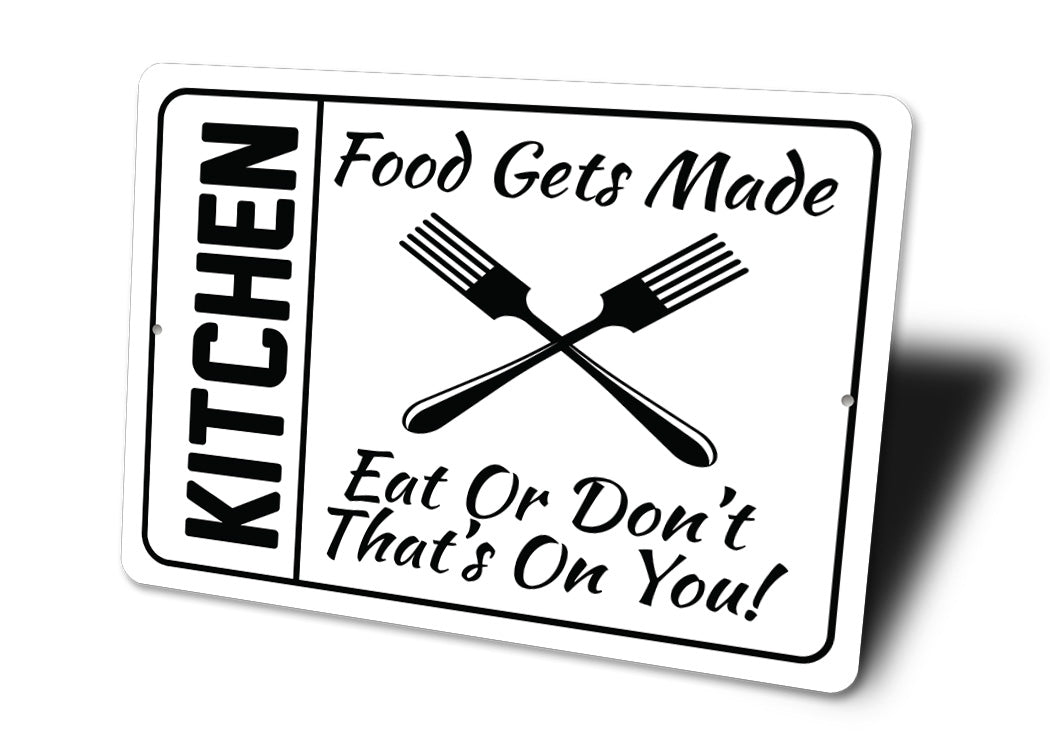 Let's Get Takeout Kitchen Sign Funny Kitchen Sign 