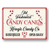 Old Fashion Candy Cane Sign