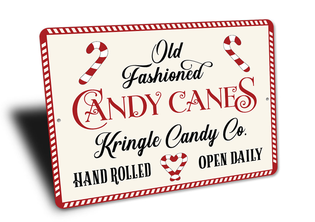 Old Fashion Candy Cane Sign