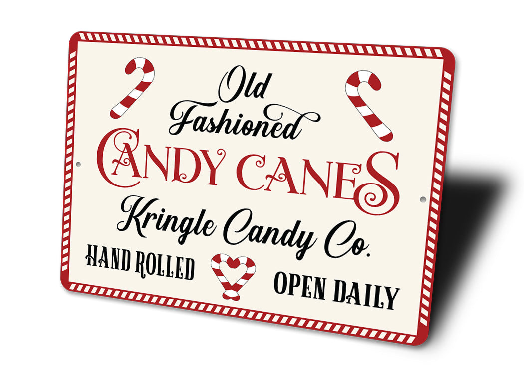 Old Fashion Candy Cane Sign