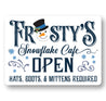 Frostys Snowflake Cafe Sign