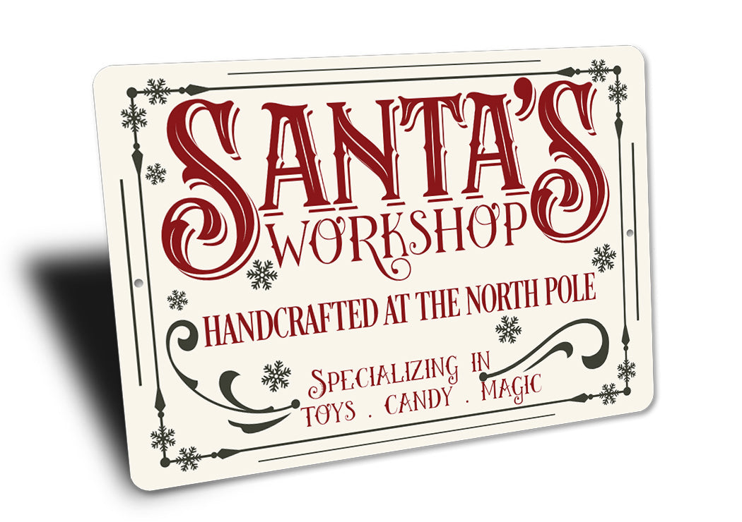 Santas Workshop Sign