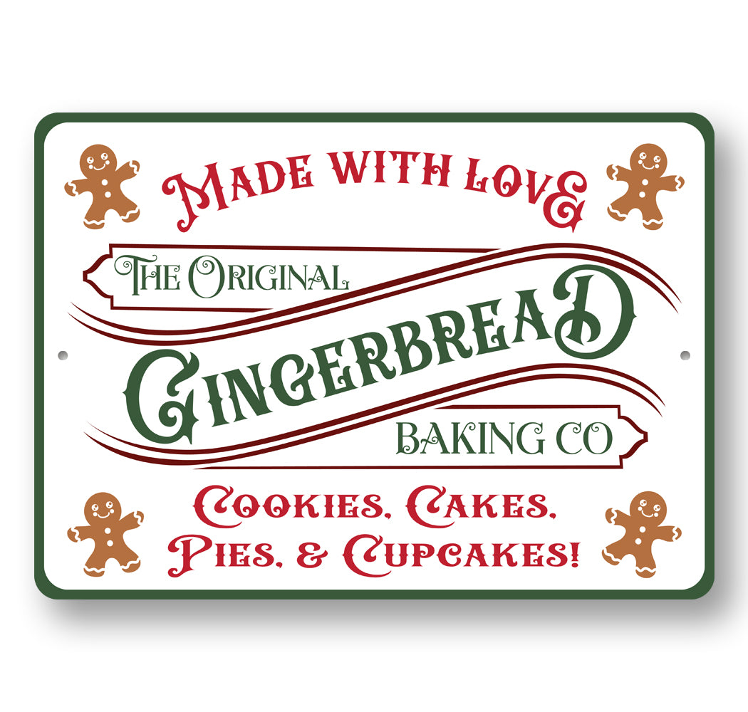 Gingerbread Made With Love Sign