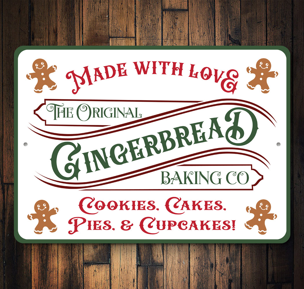 Gingerbread Made With Love Sign