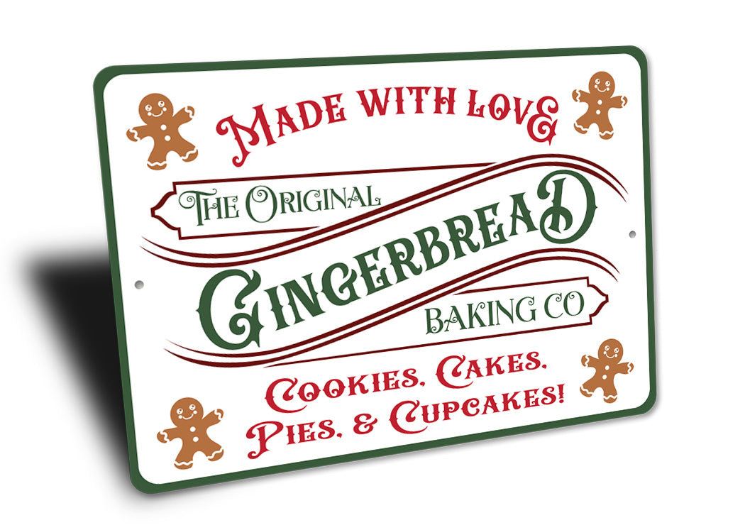 Gingerbread Made With Love Sign