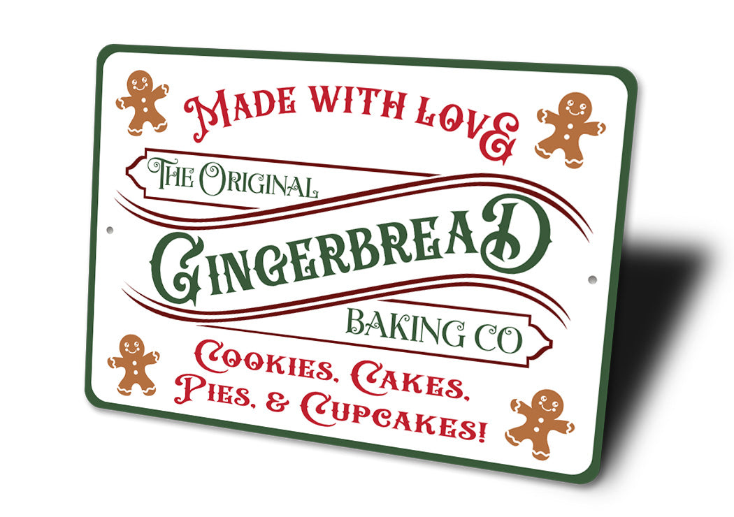 Gingerbread Made With Love Sign