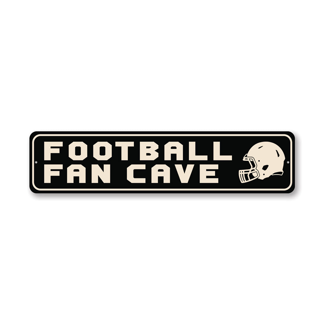 Football Fan Cave Sign – Lizton Sign Shop