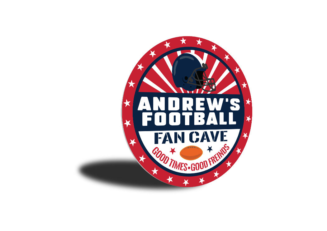 Custom Football Cave Sign