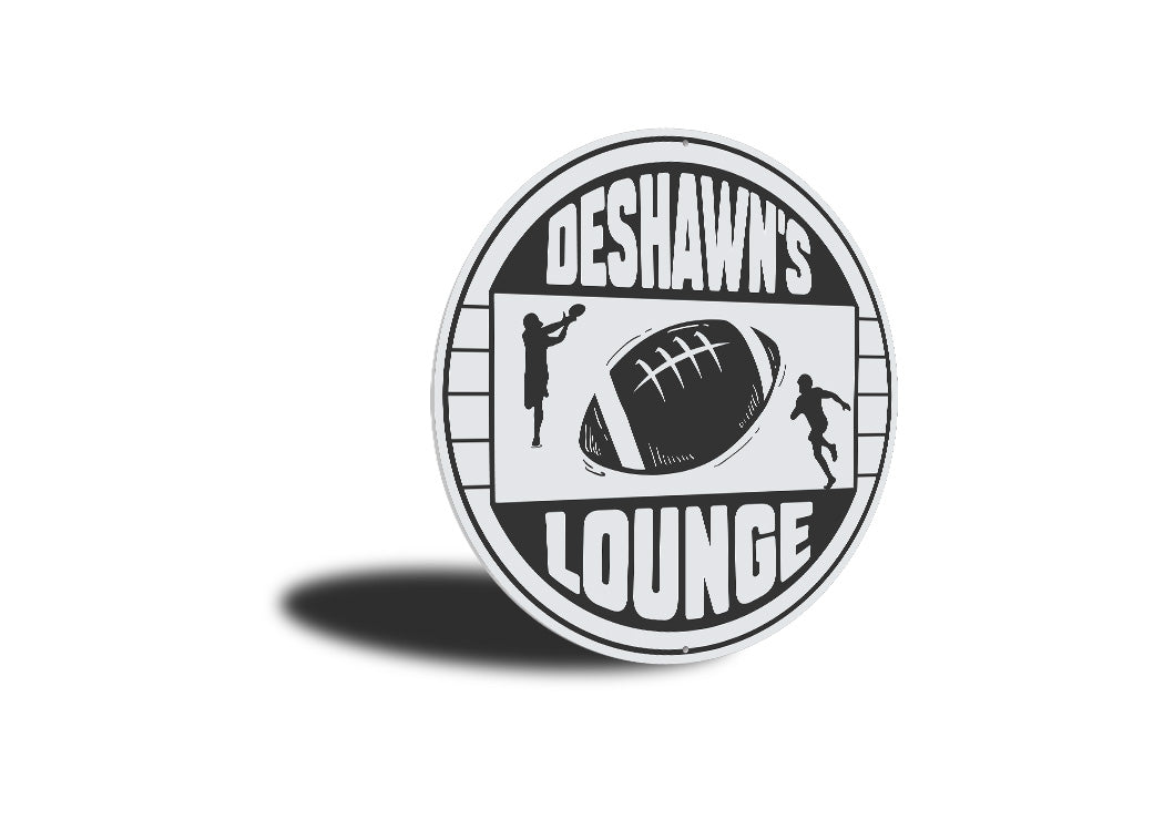 Personal Football Lounge Sign