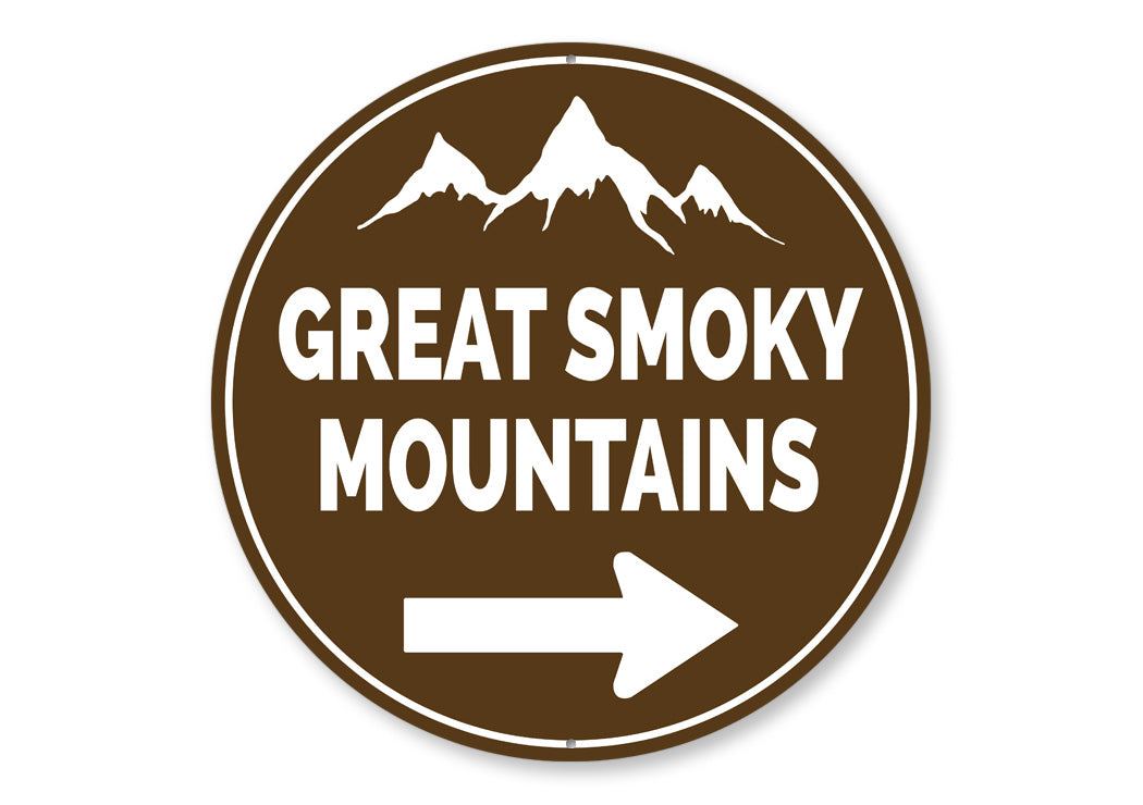 Mountain Direction Sign Sign