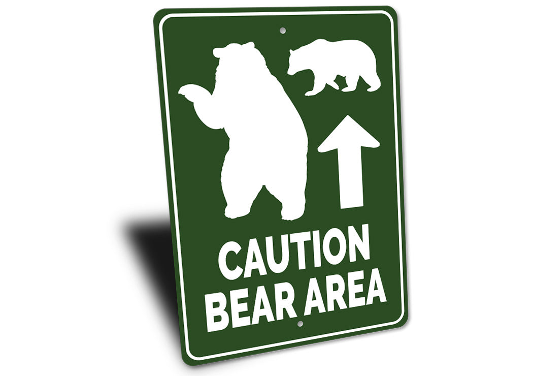 Bear Area Caution Sign