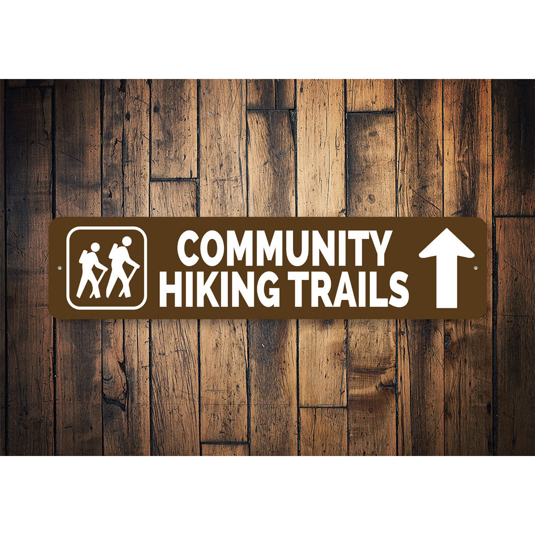 Community Hiking Trails Sign – Lizton Sign Shop