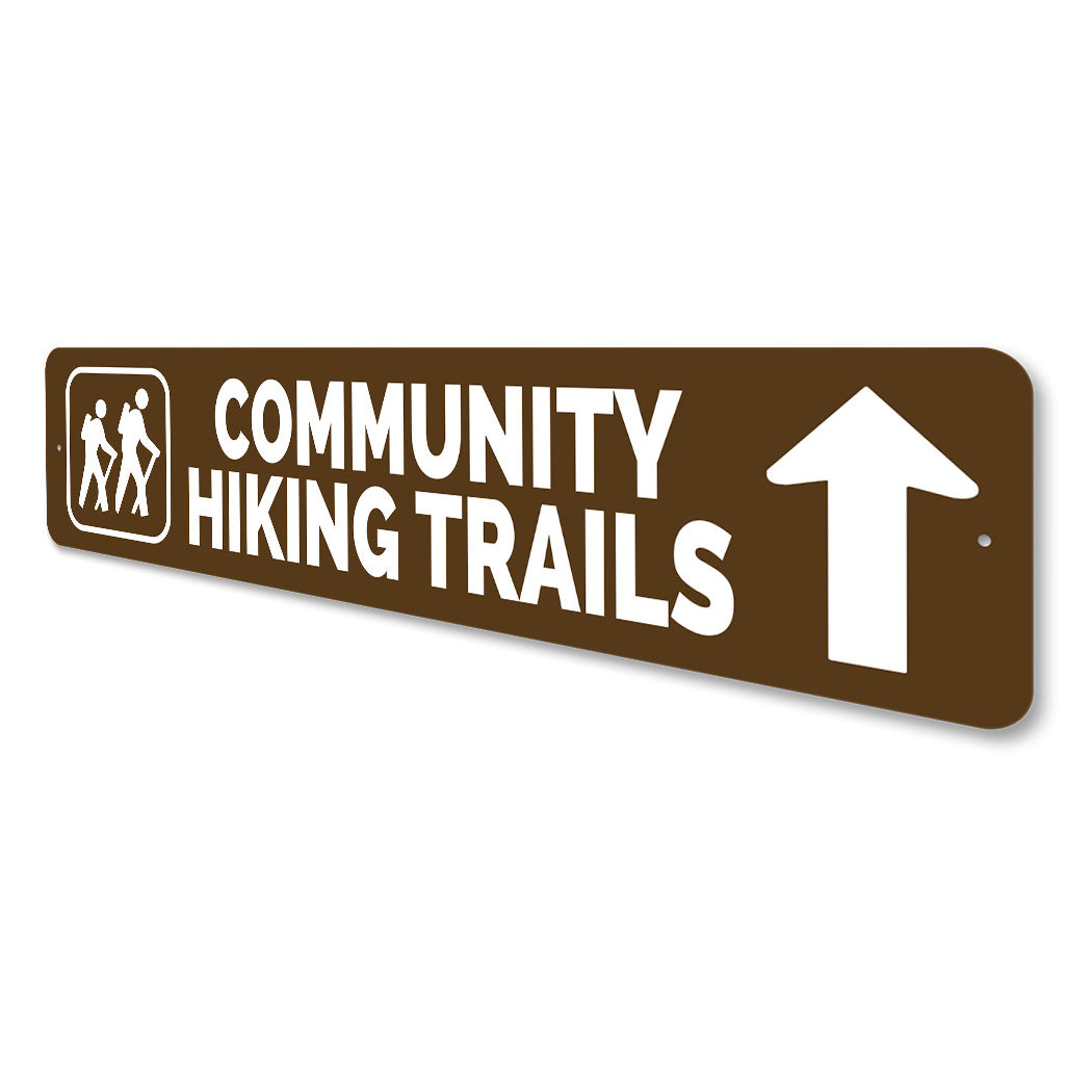 Community Hiking Trails Sign – Lizton Sign Shop