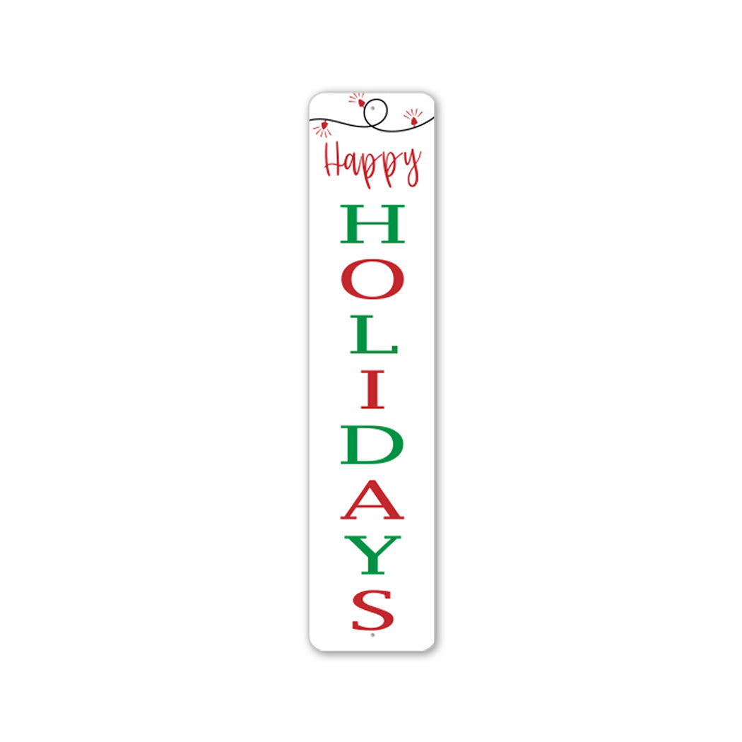 Happy Holidays Porch Sign