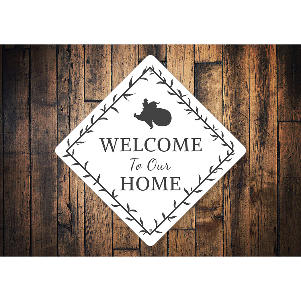 Welcome to Our Home Sign