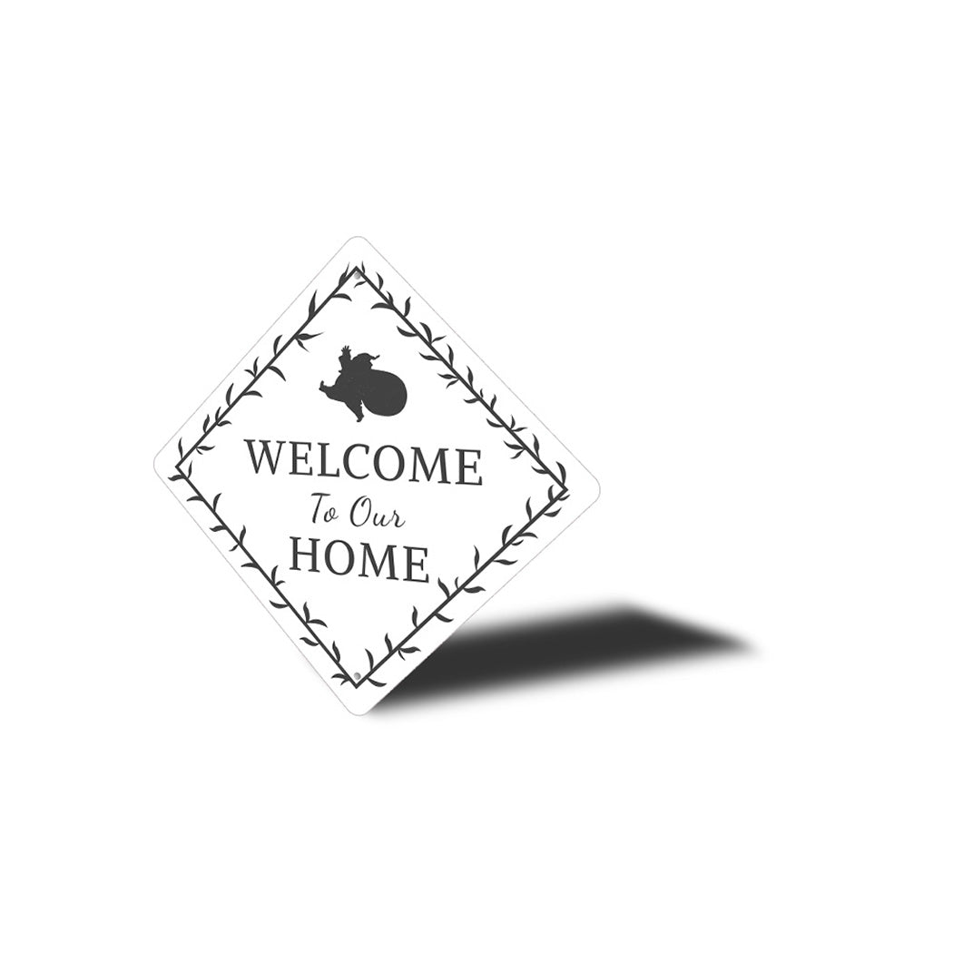 Welcome to Our Home Sign