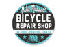 Custom Bike Repair Shop Sign