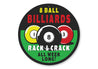 8 Ball Billiards Sign
