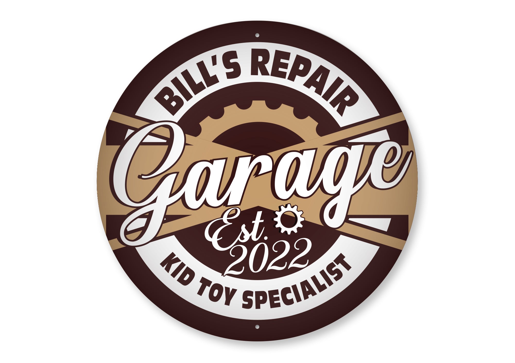 Kid Toy Fix Repair Shop Sign