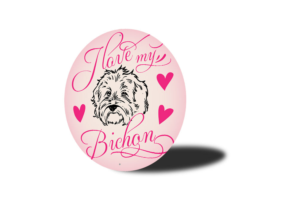 Bichon Dog Lovers Sign