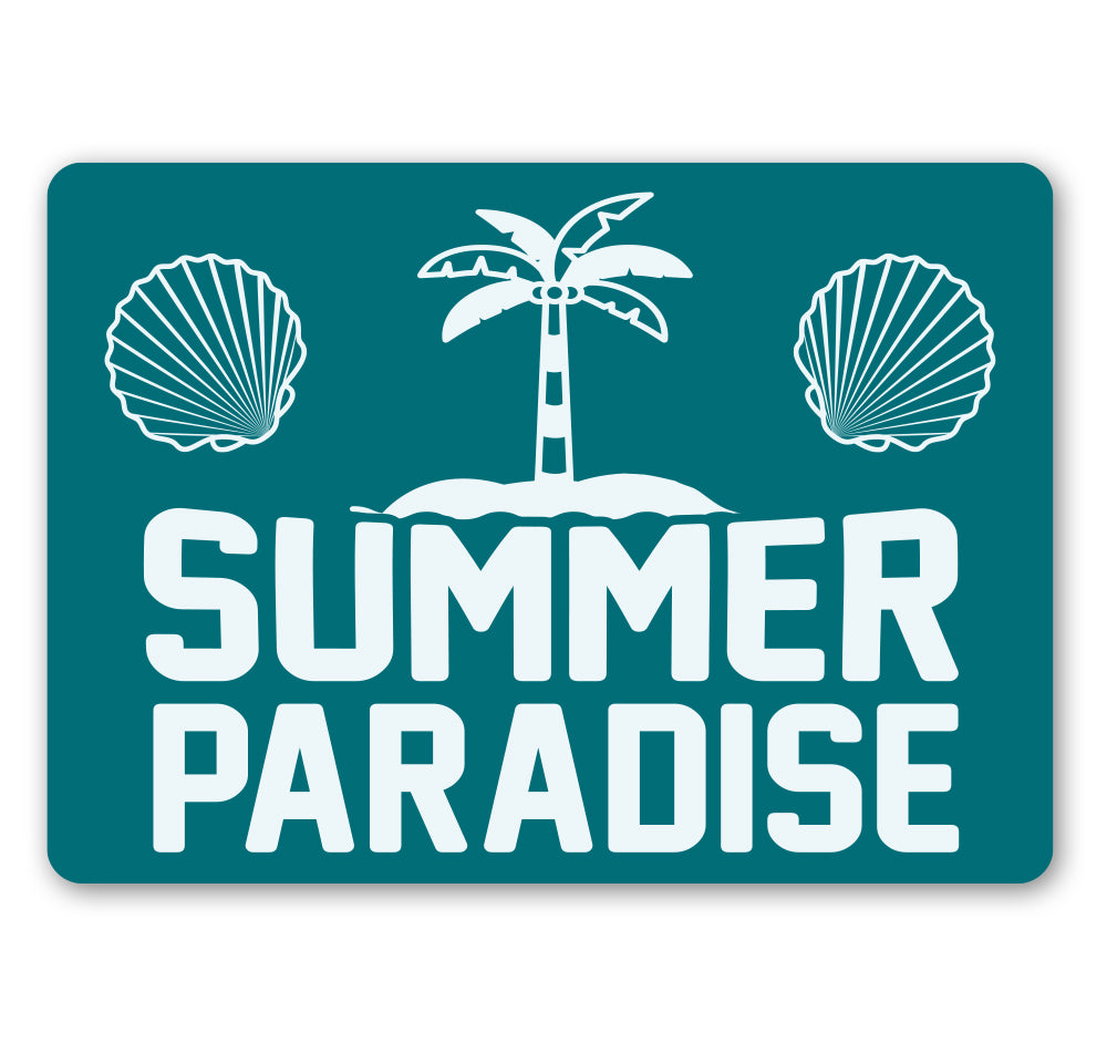 Summer Paradise Place Sign