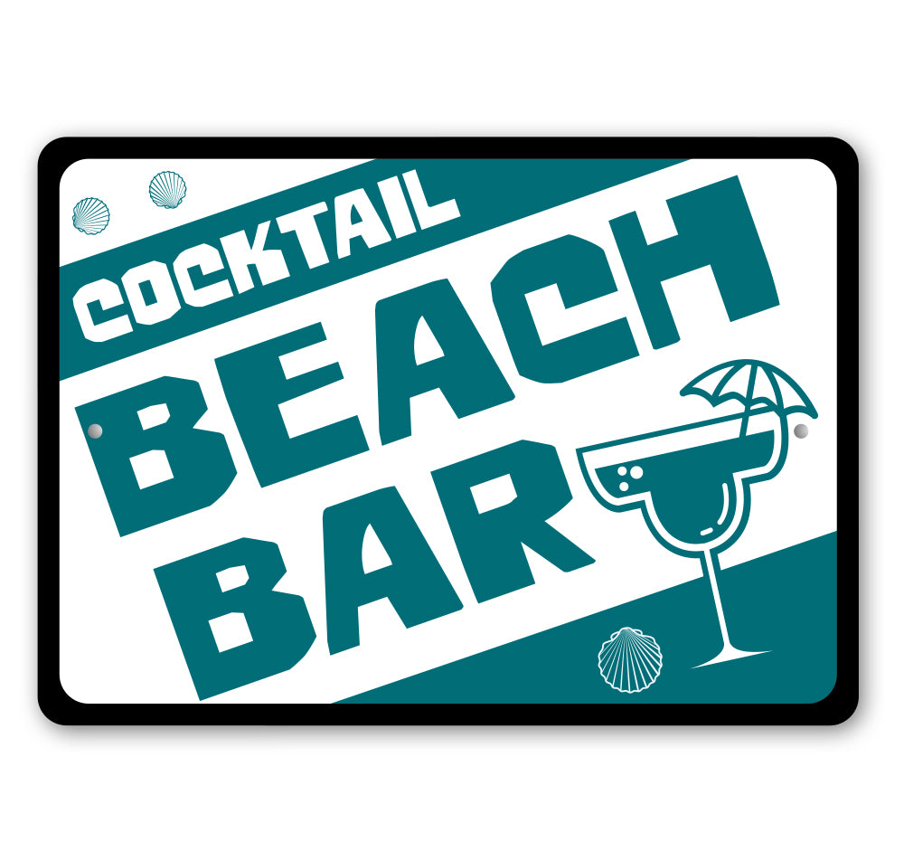 Cocktail Beach Bar Sign