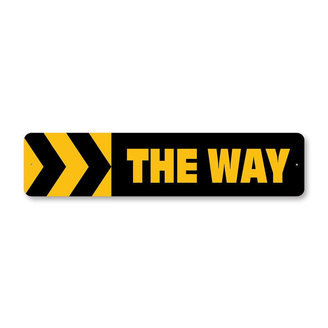 This Way Directional Sign – Lizton Sign Shop
