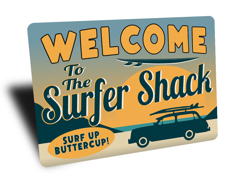 Retro Surf Shack Sign