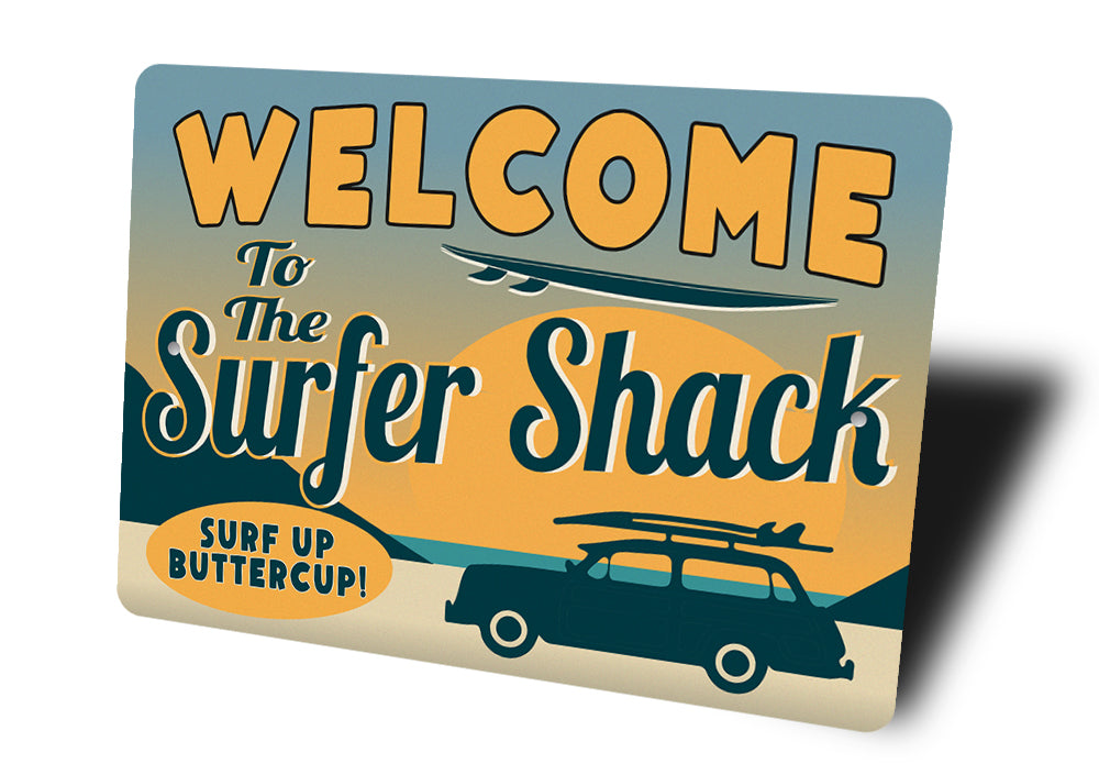 Retro Surf Shack Sign