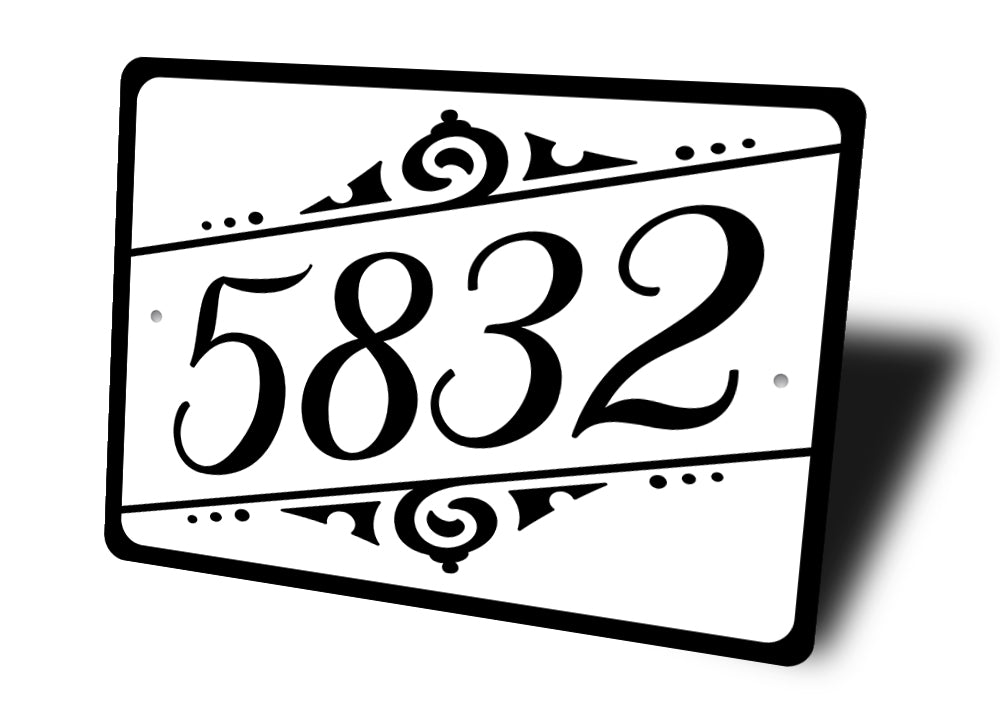 Porch House Number Sign
