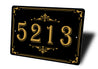 Vintage House Number Sign