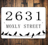Cute House Number Sign