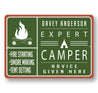 Expert Camping Advice Sign