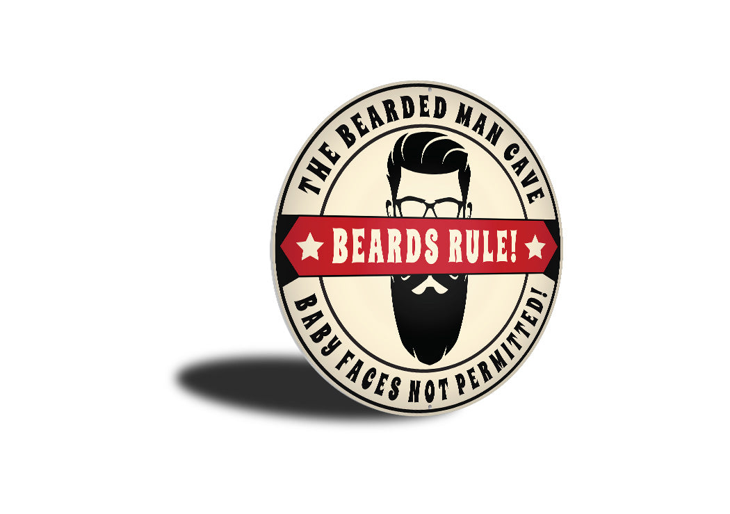 The Bearded Man Cave Sign