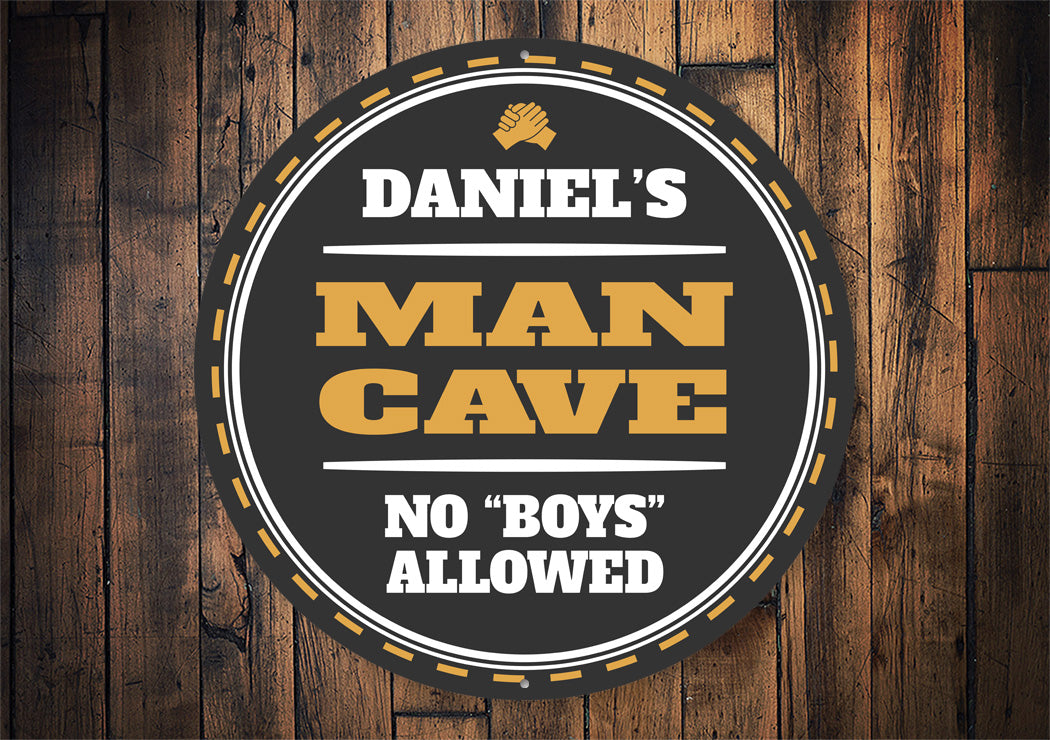 Kid Man Cave Sign