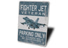 Fighter Jet Veteran Sign